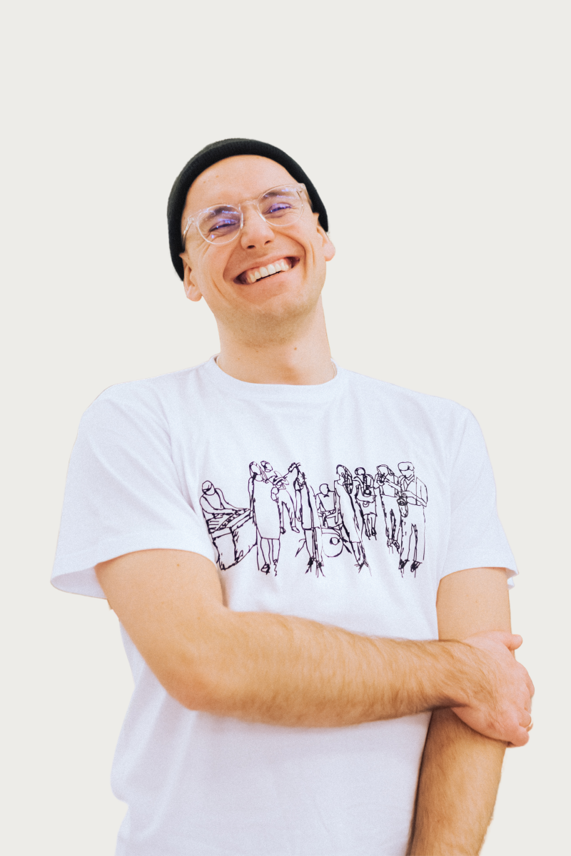 Koszulka Biała Zespół!